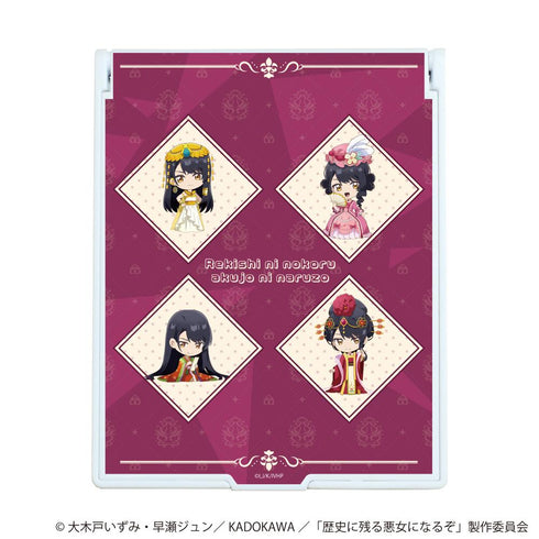 『歴史に残る悪女になるぞ』デカキャラミラー01/コマ割りデザインA(公式イラスト)